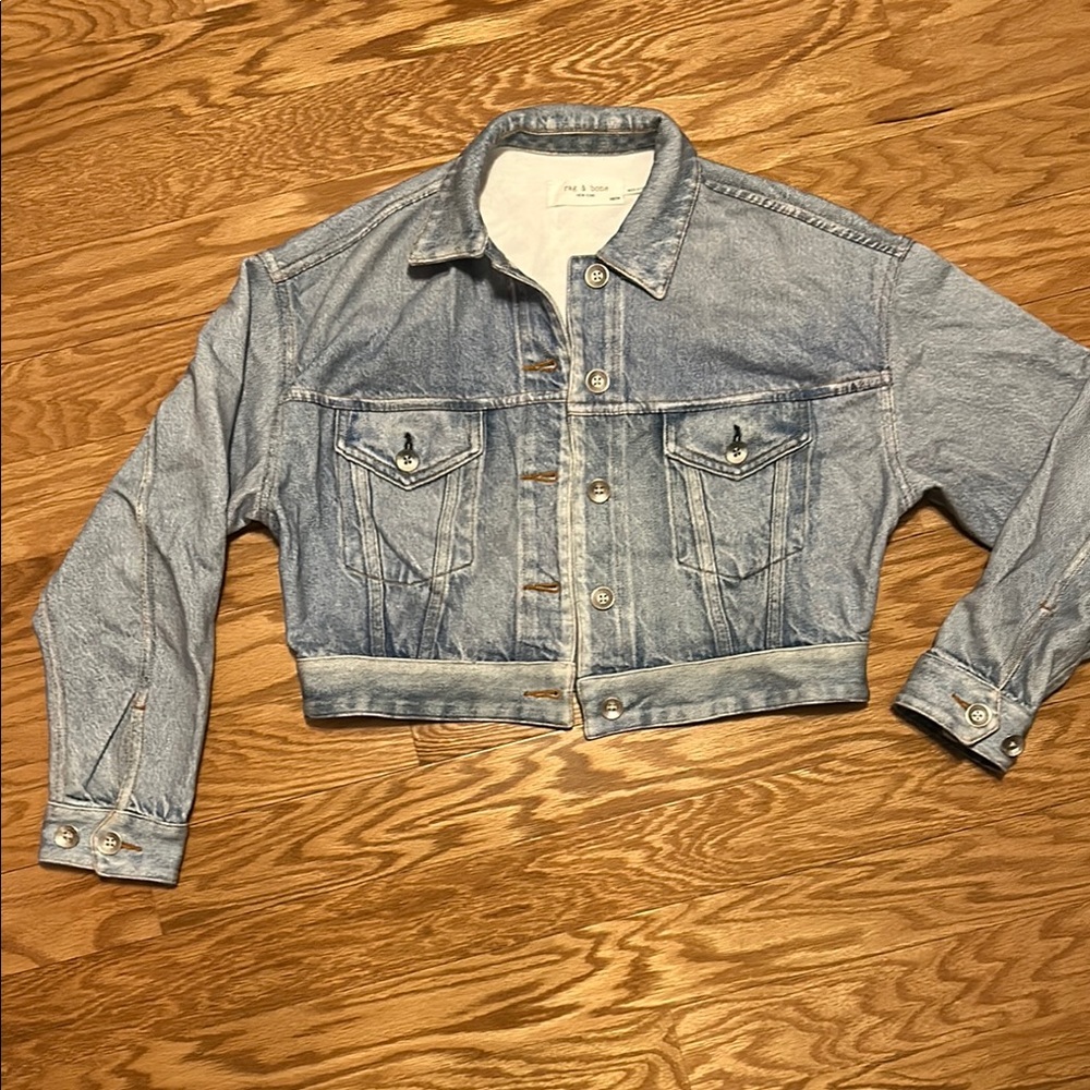 Rag & Bone Light Blue Denim Jacket